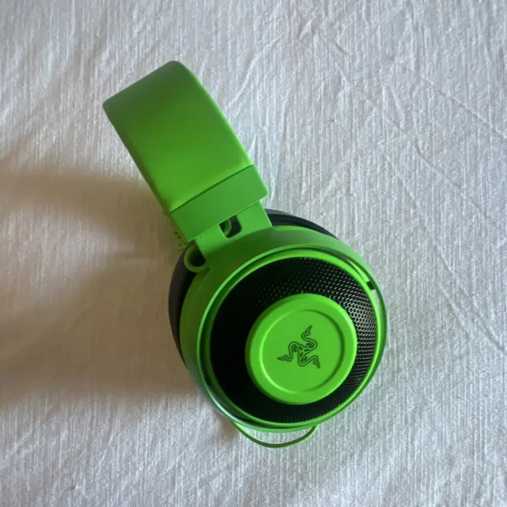 Razer RAZR Wired 3.5mm Over-Ear Headset Green/Black Retractable Boom Mic